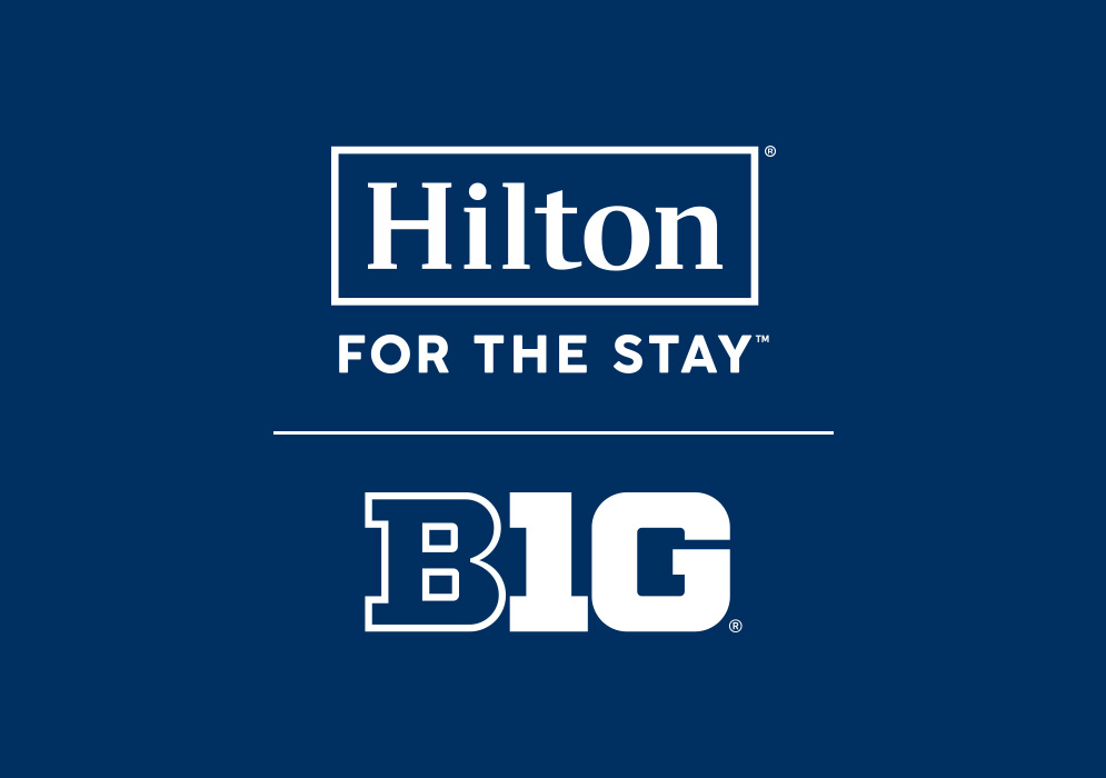 Hilton For The Stay x BIG10 Logo_Blue