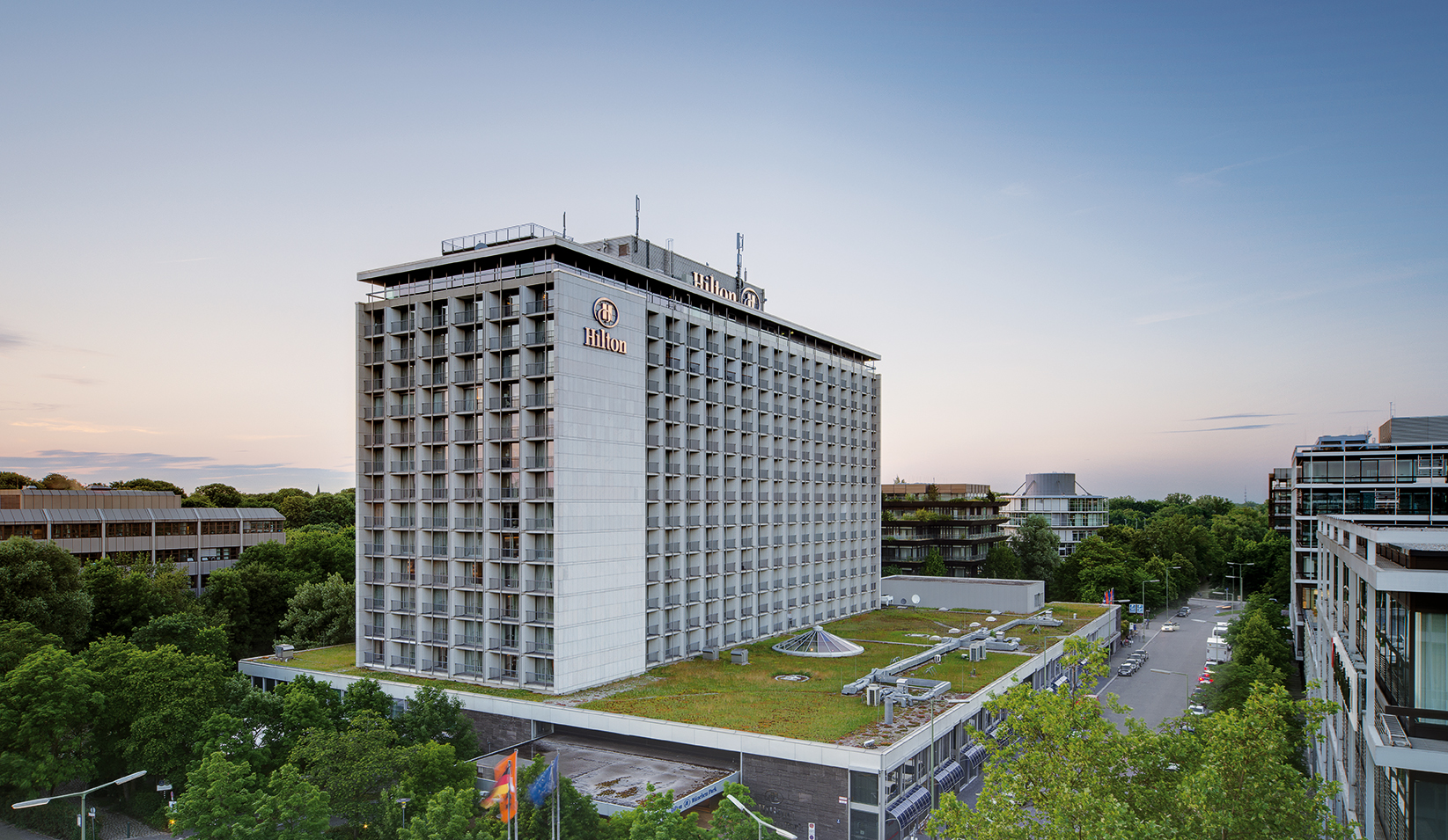 Hilton Munich Park exterior view