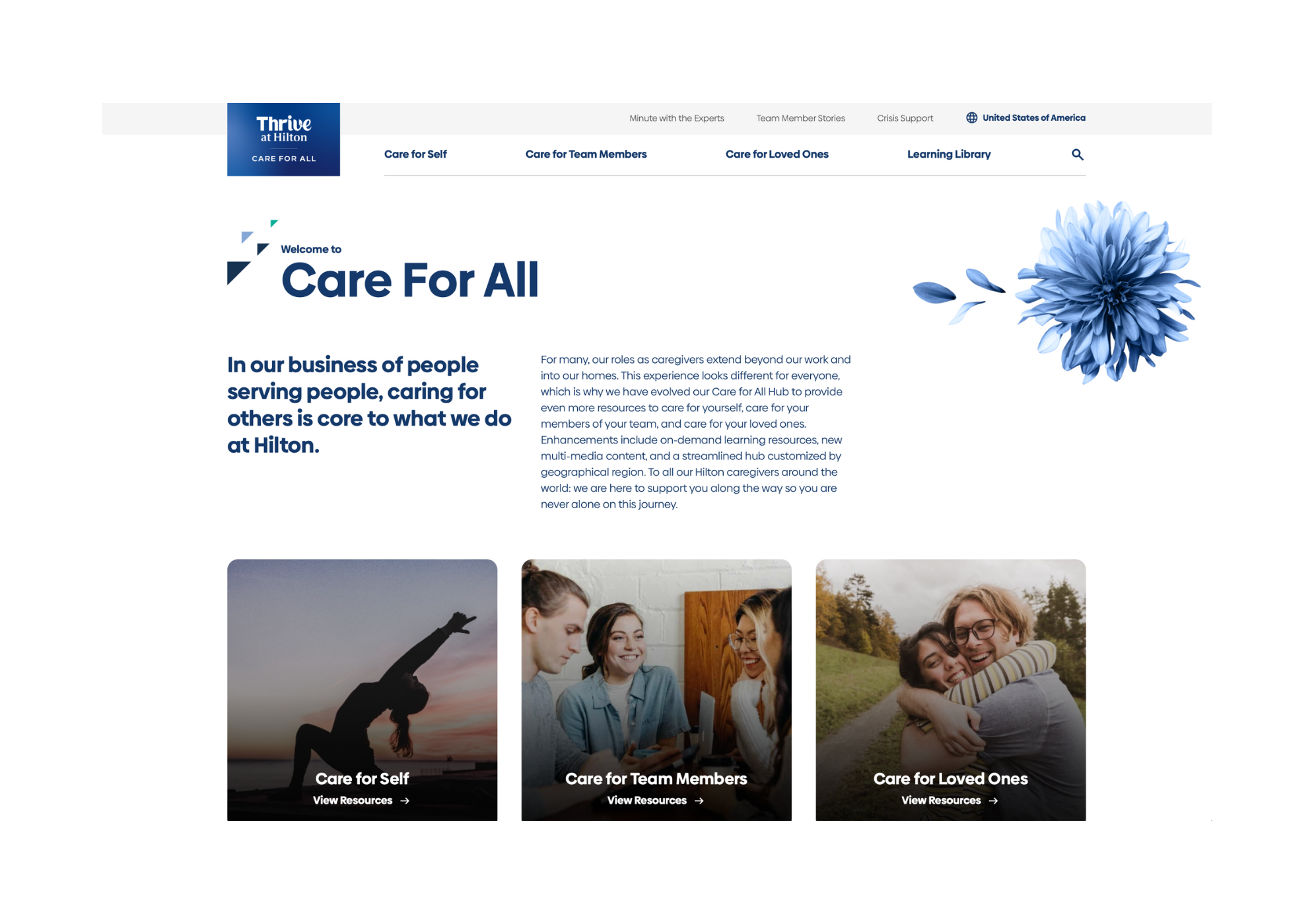 Hilton Care For All Hub