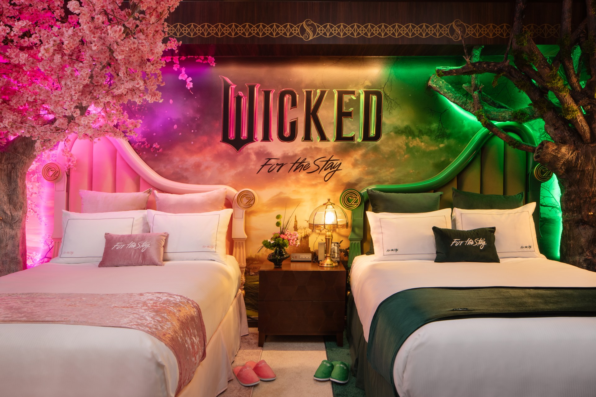 Stay Like Wicked Suite - Hilton and Universal Pictures - Bedroom