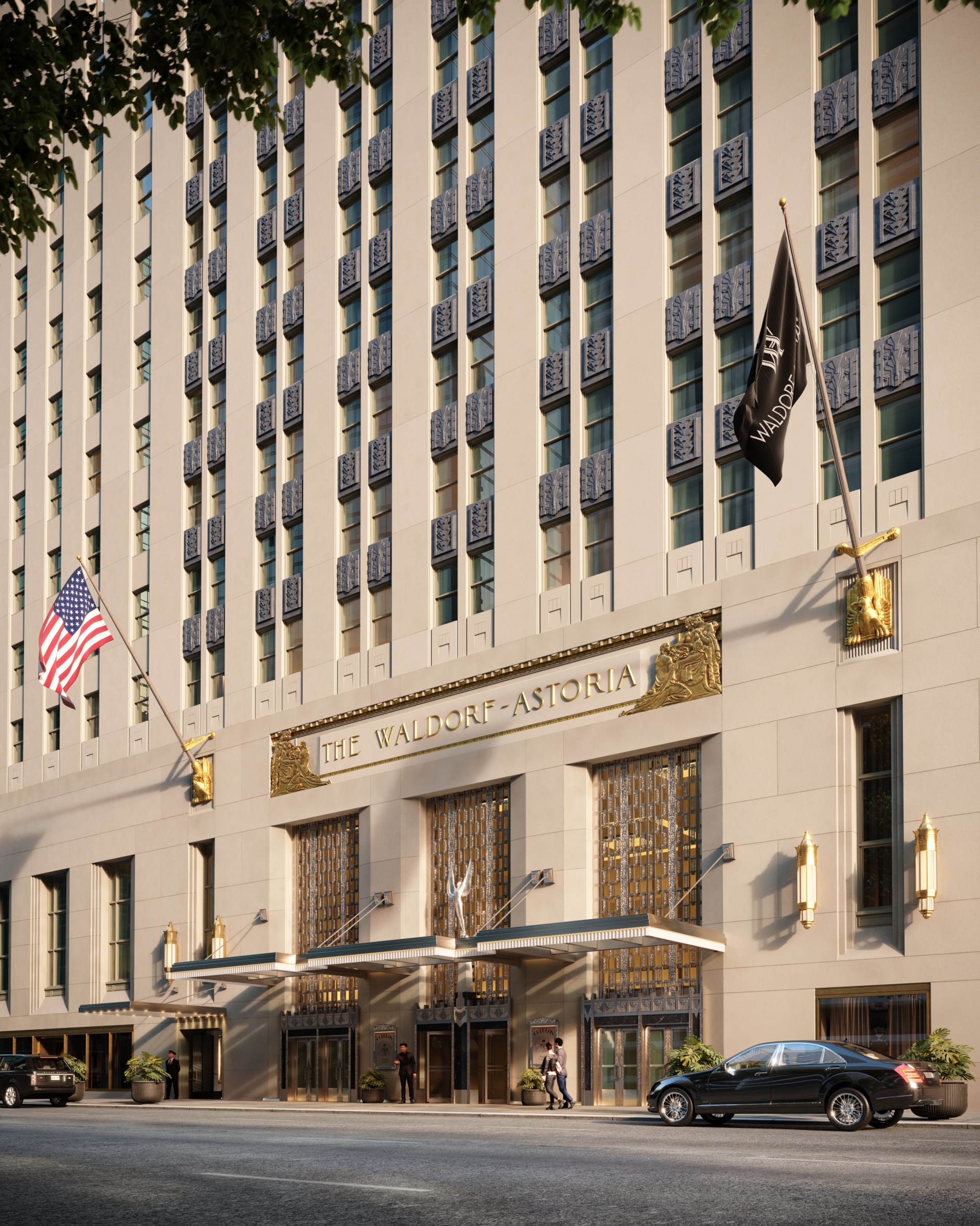 Waldorf Astoria New York Exterior - Credit Noë & Associates Courtesy The Boundary