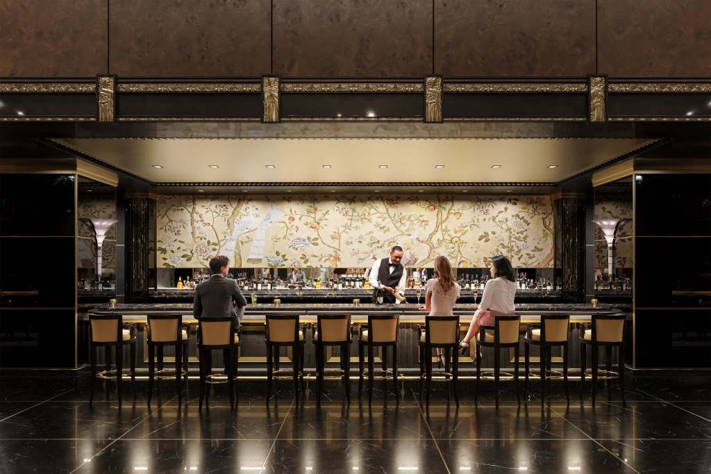 Waldorf Astoria New York Lobby Bar - Credit Noë &amp; Associates Courtesy The Boundary