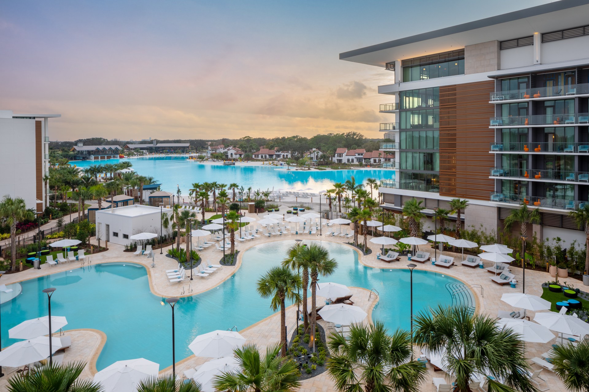 Conrad Orlando - Pool view from above
