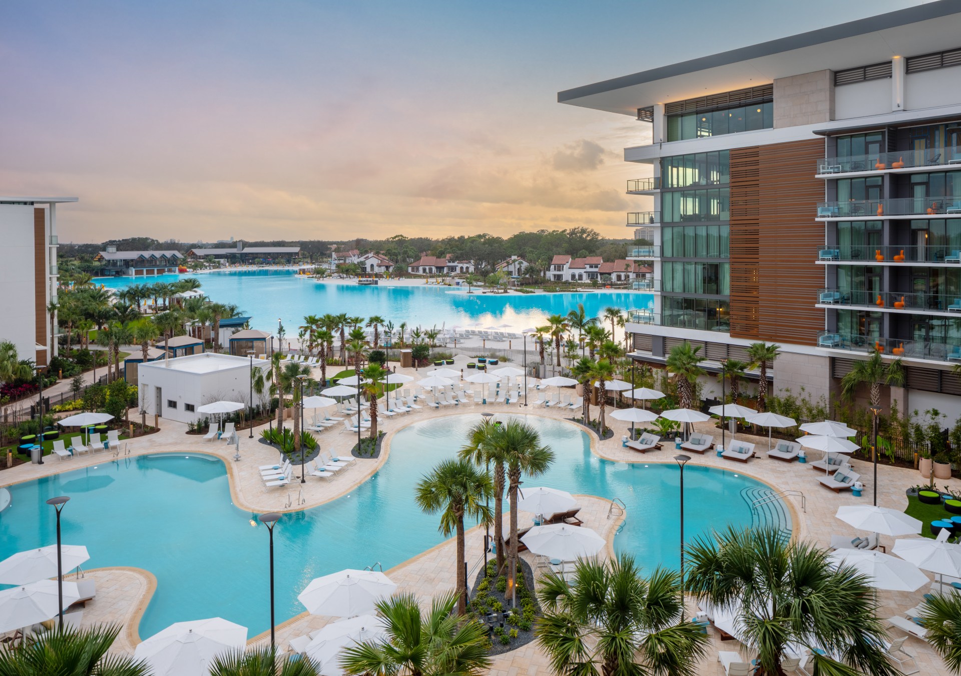 Conrad Orlando - Pool view from above