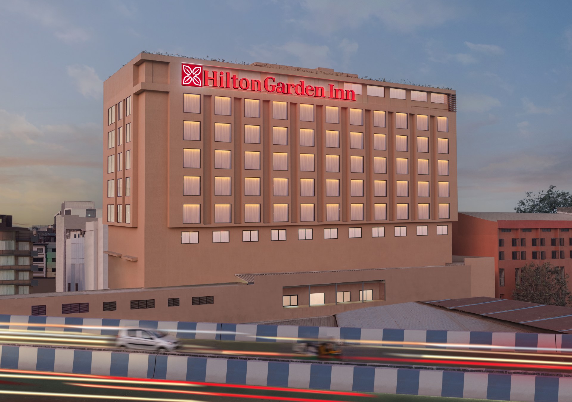 Hilton Garden Inn Surat City Centre, Facade, exterior