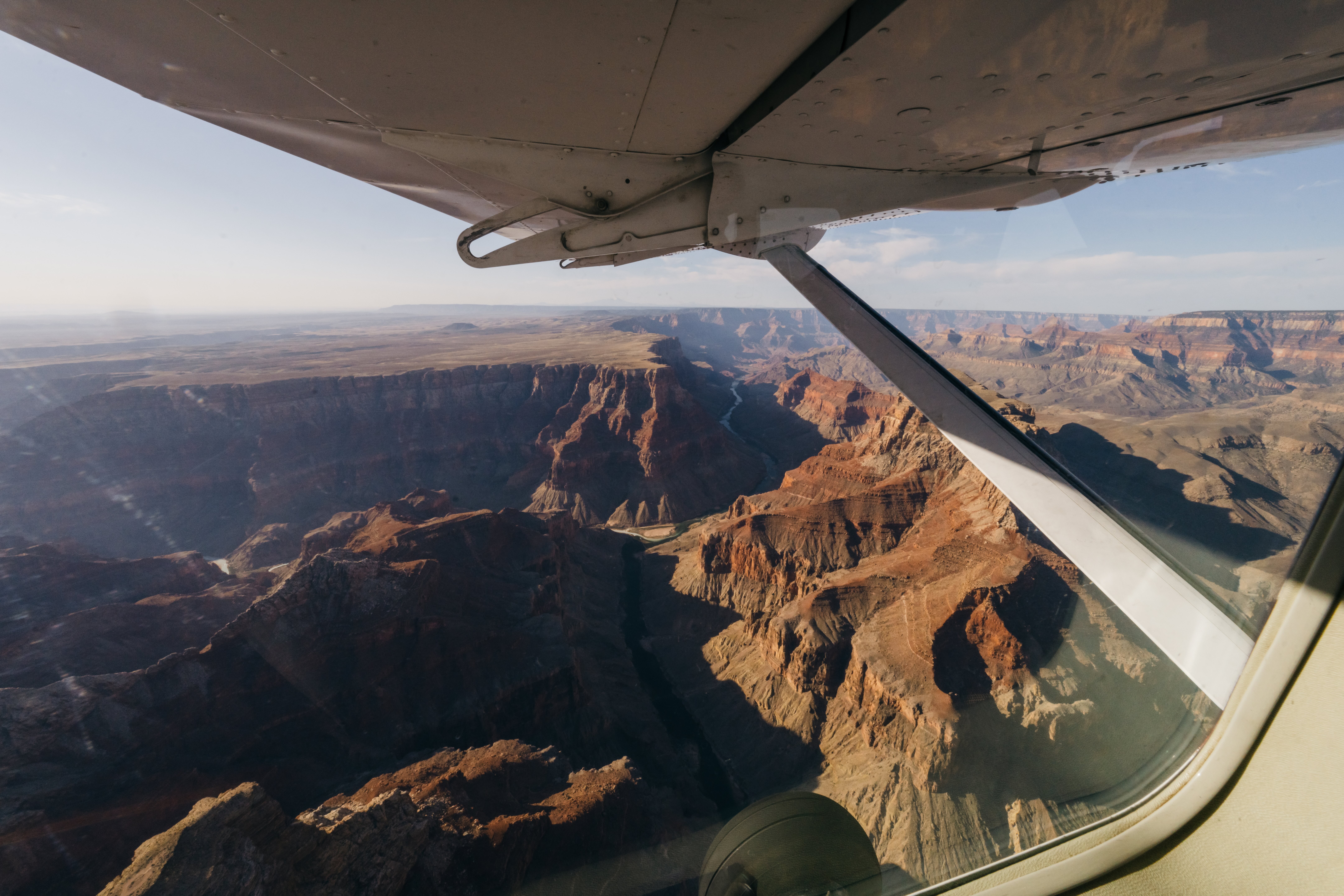 view of the Grand Canyon from a plane, Arizona Biltmore, LXR Hotels & Resorts - Flight over Grand Canyon