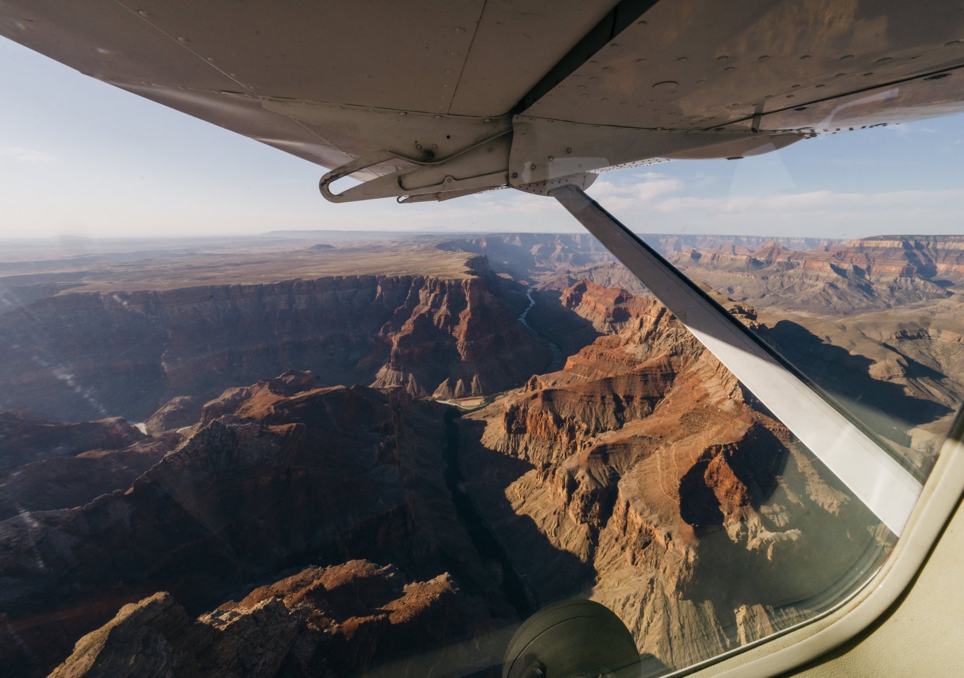 view of the Grand Canyon from a plane, Arizona Biltmore, LXR Hotels & Resorts - Flight over Grand Canyon