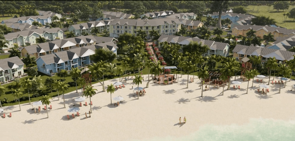 Elephant Tree Resort and Villas Tobago, Tapestry Collection by Hilton - Beach Aerial Rendering