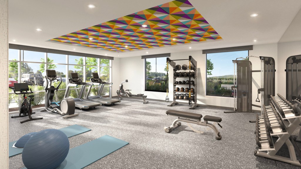 Home2 Suites by Hilton South Padre Island - Fitness Center Rendering