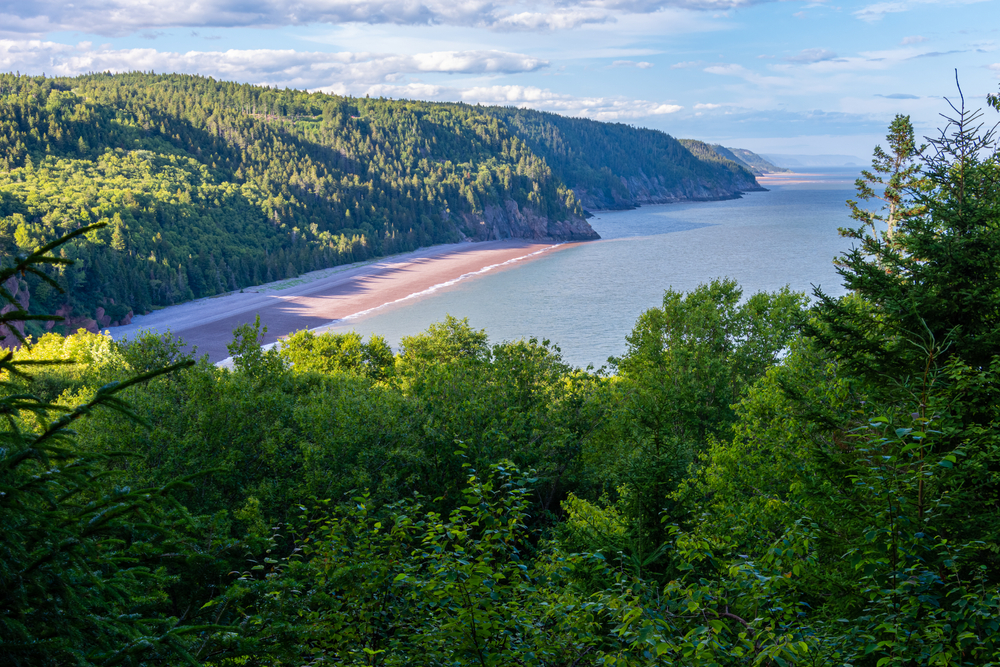 The bay of Fundy