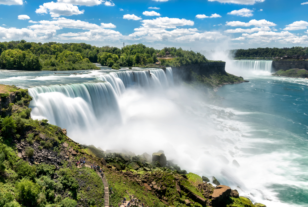 A photo of the American falls at Niagara falls