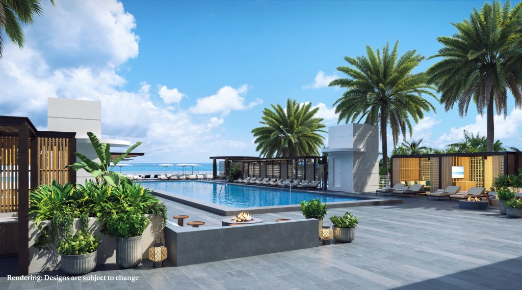 Signia by Hilton Diplomat Beach Resort Infinity Pool Deck