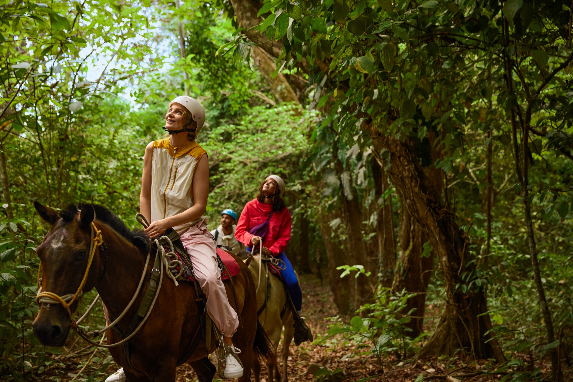 Horseback riders at Botanika Osa Peninsula, Curio Collection by Hilton