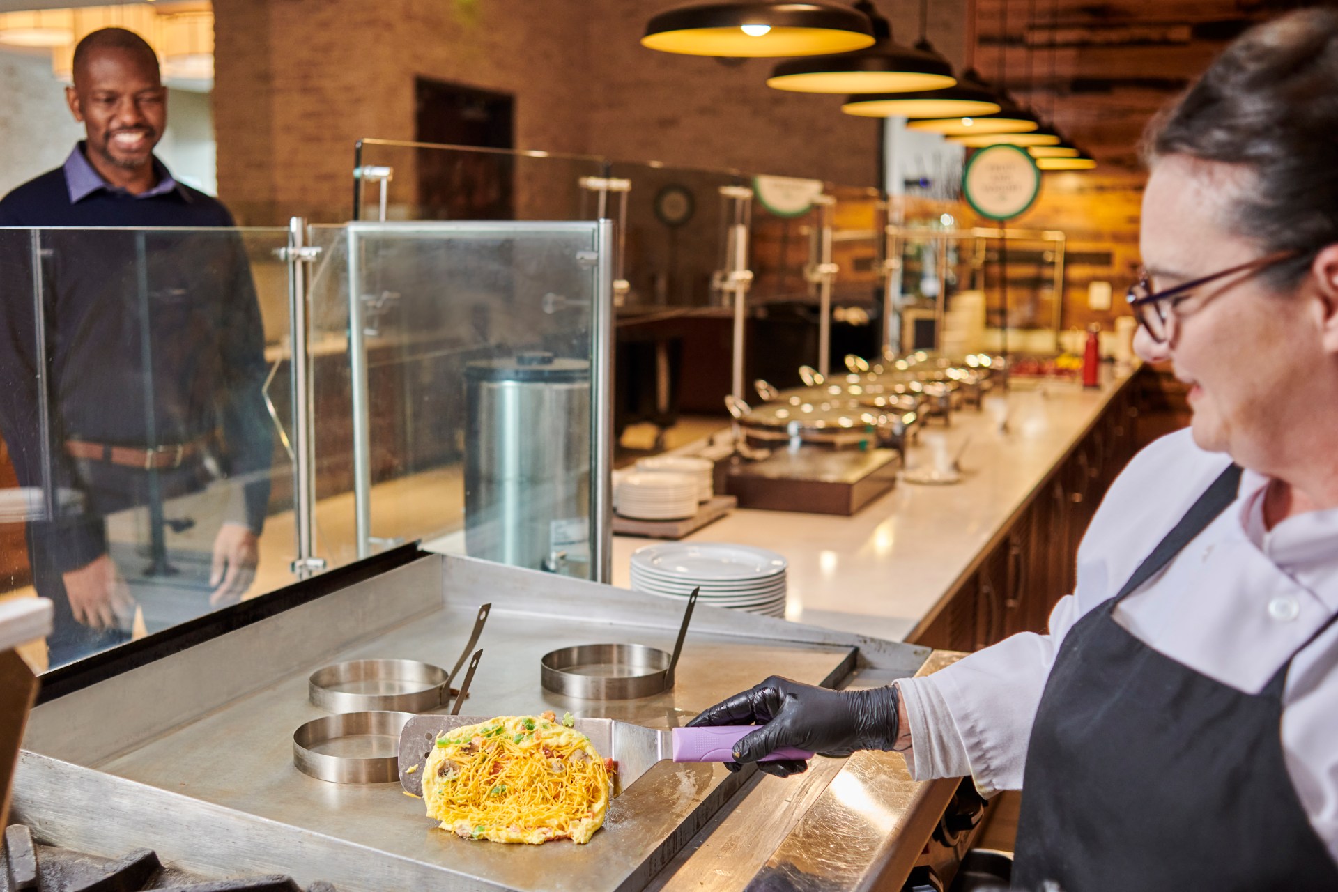 Omelet bar at Embassy Suites by Hilton Nashville Downtown