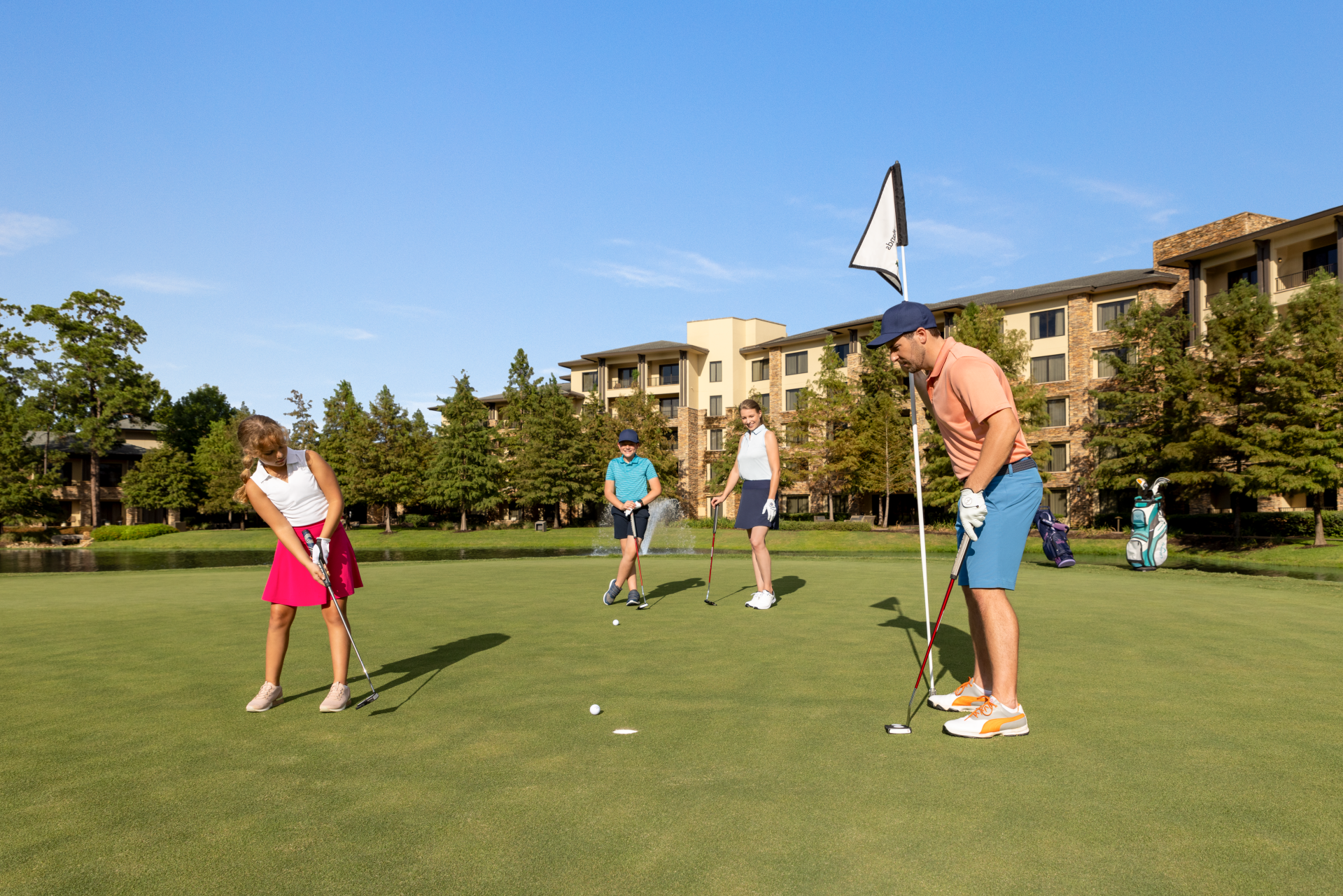 Golfing at The Woodlands Resort, Curio Collection by Hilton