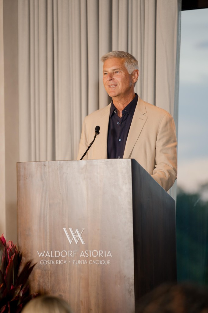 Waldorf Astoria Costa Rica Punta Cacique Opening Event - Chris Nassetta, President and CEO, Hilton speaking at event
