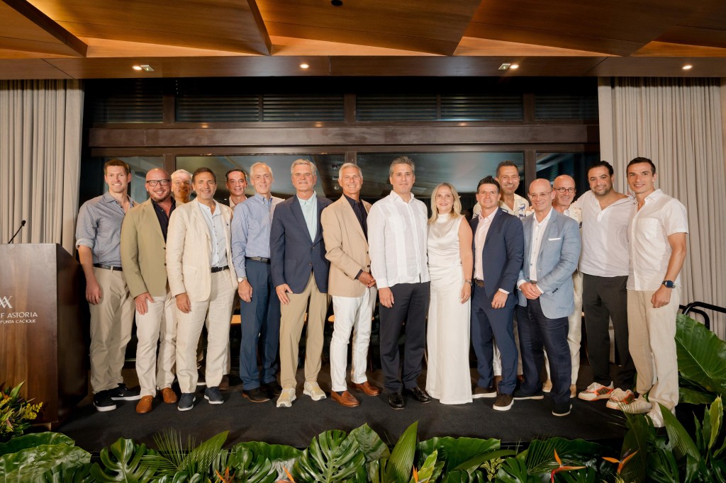 Dignitaries, Hilton leadership and partners from Revolution, Cacique Investors and Garnier & Garnier celebrate the opening of Waldorf Astoria Costa Rica Punta Cacique