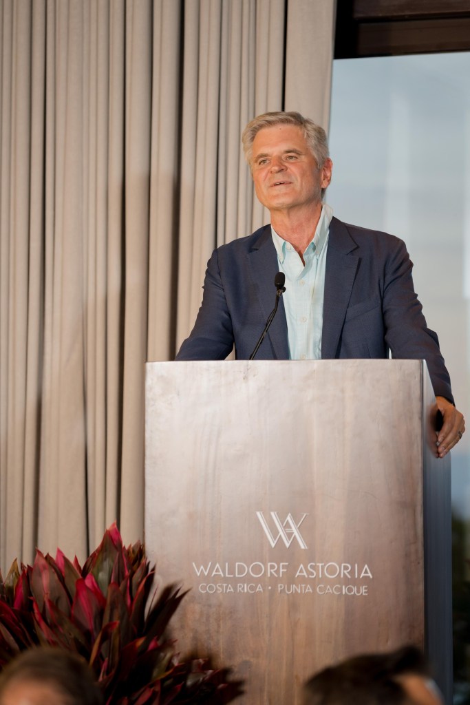 Waldorf Astoria Costa Rica Punta Cacique Opening Event - Steve Case, Chairman and CEO Revolution speaking at event