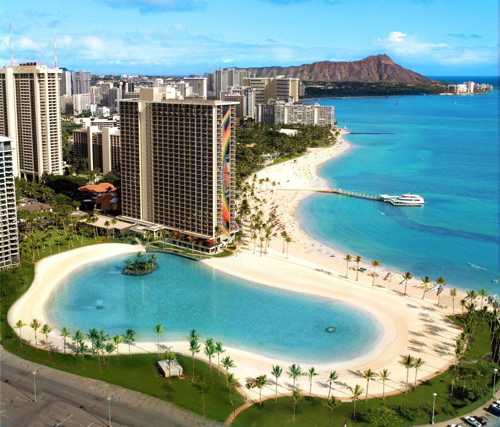Hilton Hawaiian Village Waikiki Beach Resort - Aerial