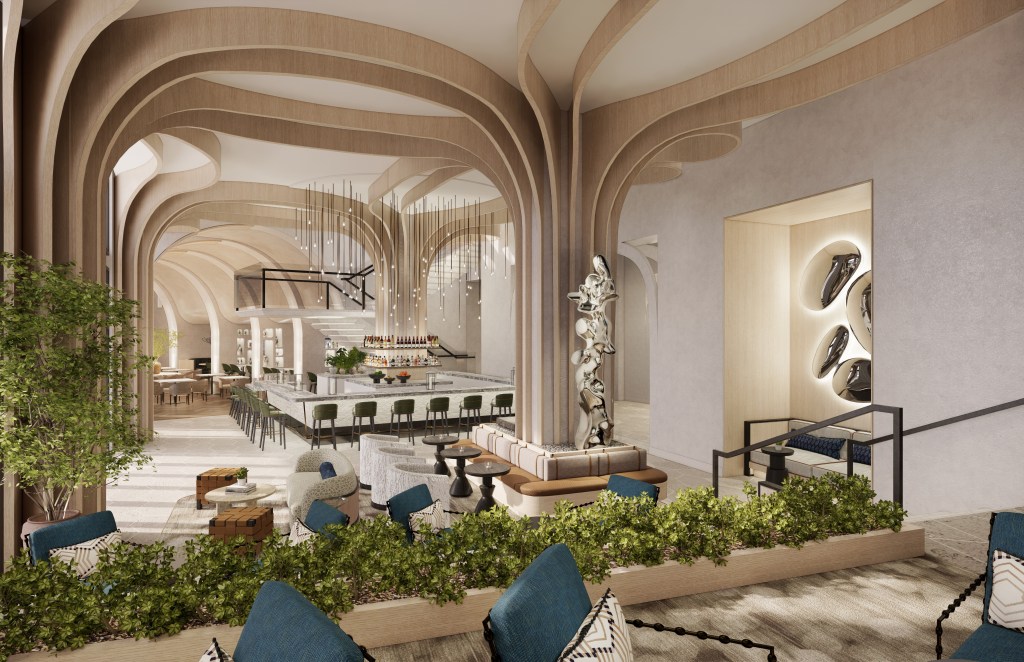The Monarch San Antonio, Curio Collection by Hilton - Lounge Rendering