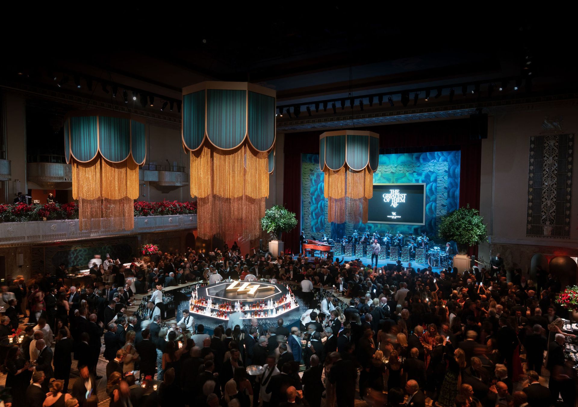 Grand Ballroom at Waldorf Astoria New York Opening Gala, November 6, 2025 (Photo Credit: Corbin Gurkin Photography)