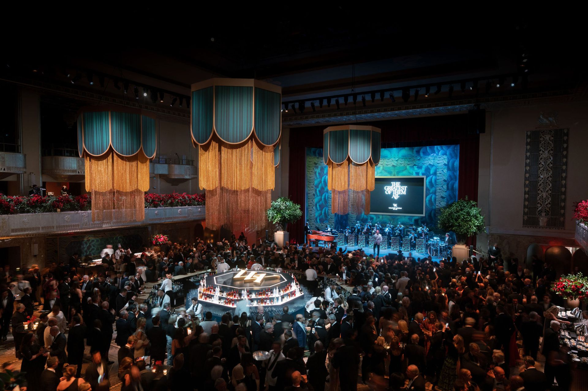 Grand Ballroom at Waldorf Astoria New York Opening Gala, November 6, 2025 (Photo Credit: Corbin Gurkin Photography)