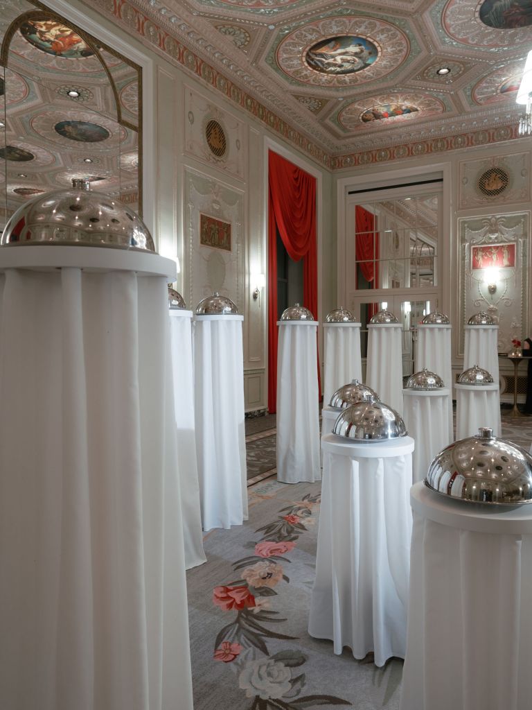 Decor at Waldorf Astoria New York Opening Gala, November 6, 2025 (Photo Credit: Corbin Gurkin Photography)