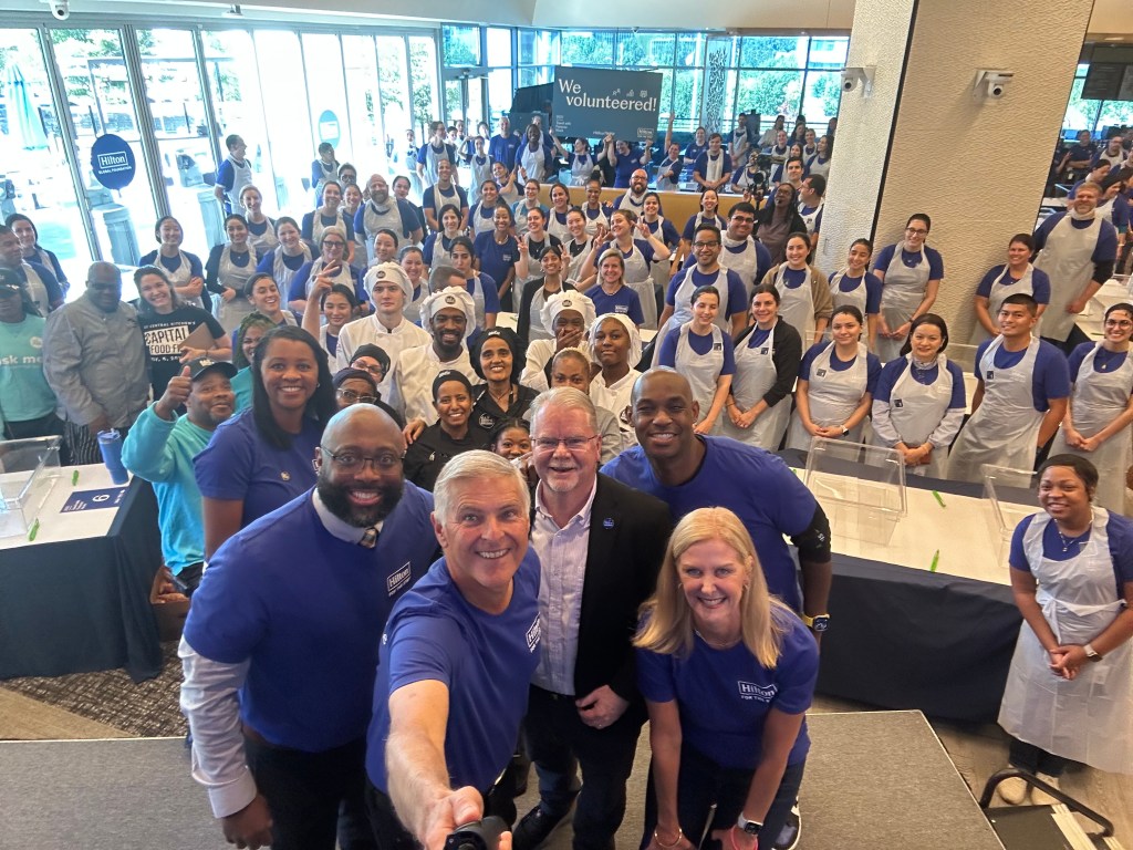 Hilton Travel with Purpose Week 2025 - McLean Corporate Office - group photo